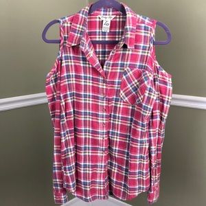 Soft Off the Shoulder Flannel